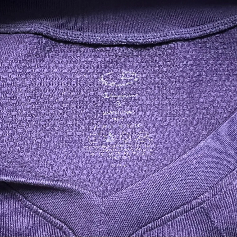 Champion C9 Purple Compression V-Neck Top, Small - Picture 7 of 8
